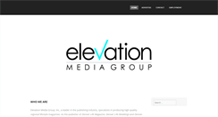 Desktop Screenshot of elevationmediagroup.com